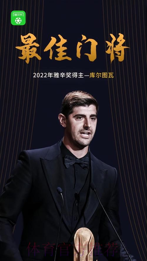 官方：库尔图瓦荣获2022年雅辛奖